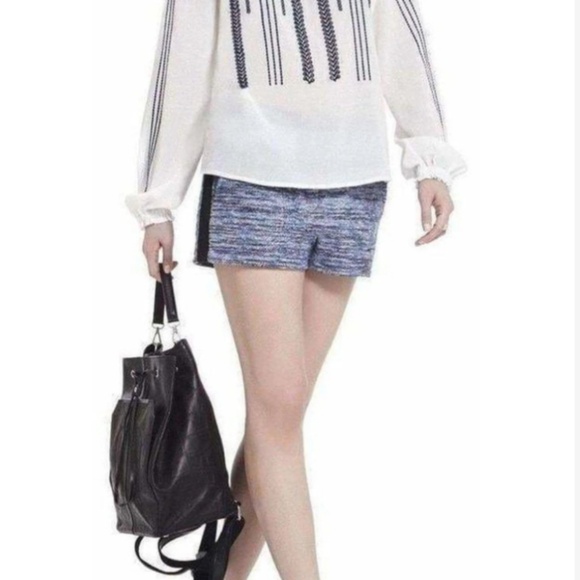 BCBGMAXAZRIA Embroidered Long Sleeve Blouse - Picture 2 of 3